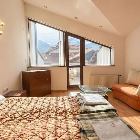 South Facing Bright Mountain View Penthouse - 2 Balconies, 300mbps Wifi, Washer Bansko